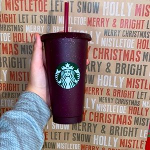 Plum/Purple Starbucks Holiday Reusable Cold Cup